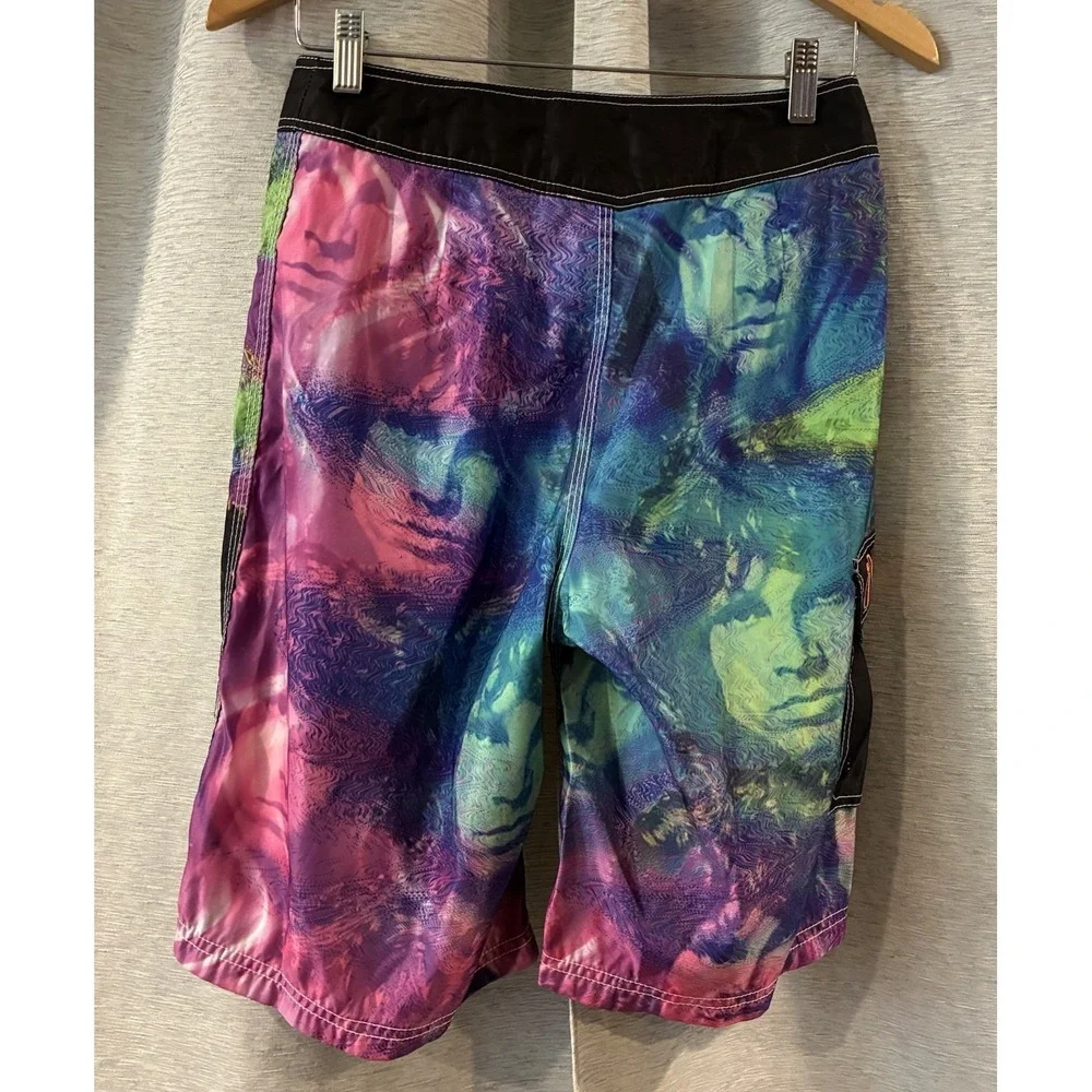 The Doors Mens Board Shorts Swim Trunks Size 27 Dragonfly‎ Jim Morrison